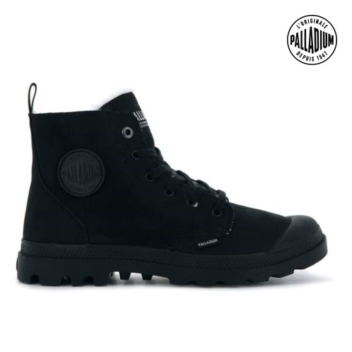 Palladium Pampa Hi Zip WL Men's Boots Black | UK G758-YLI